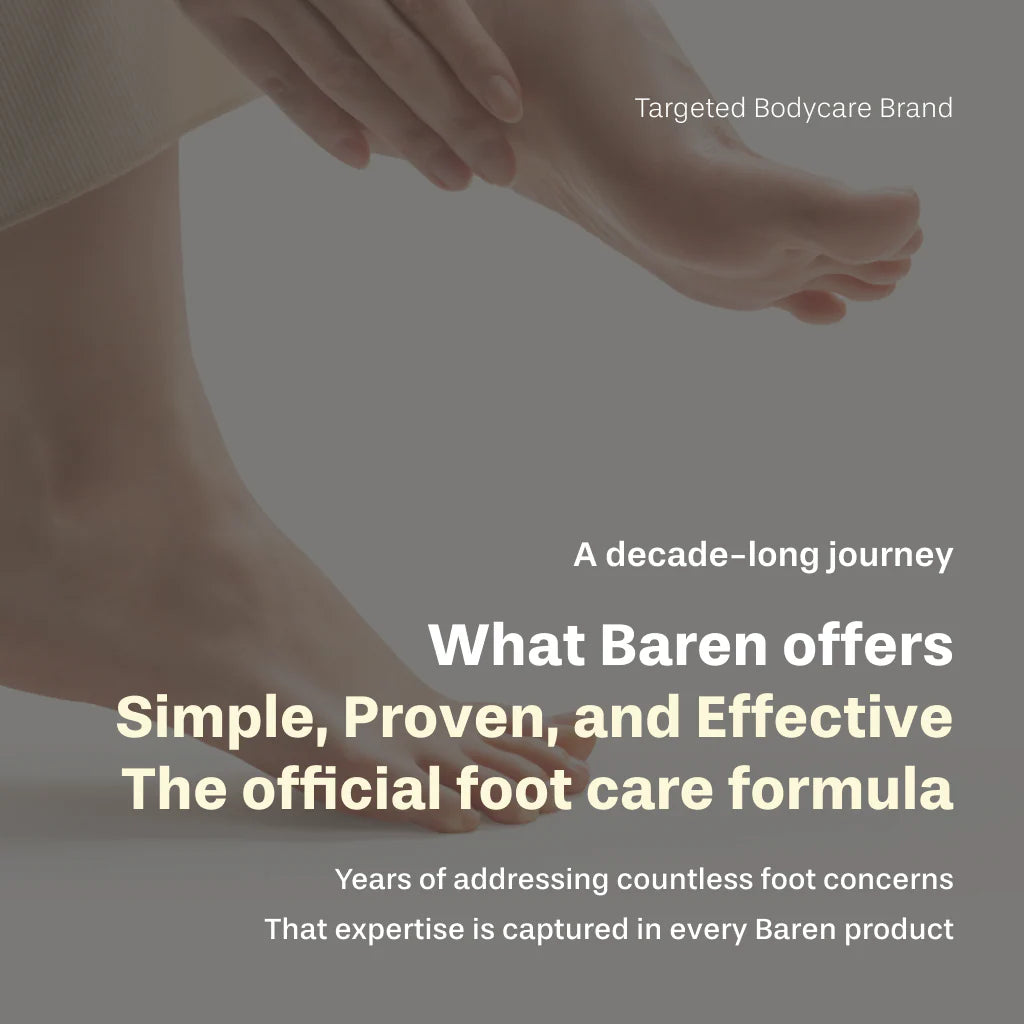 BAREN Shea Butter Sleeping Heel Patch 10ea