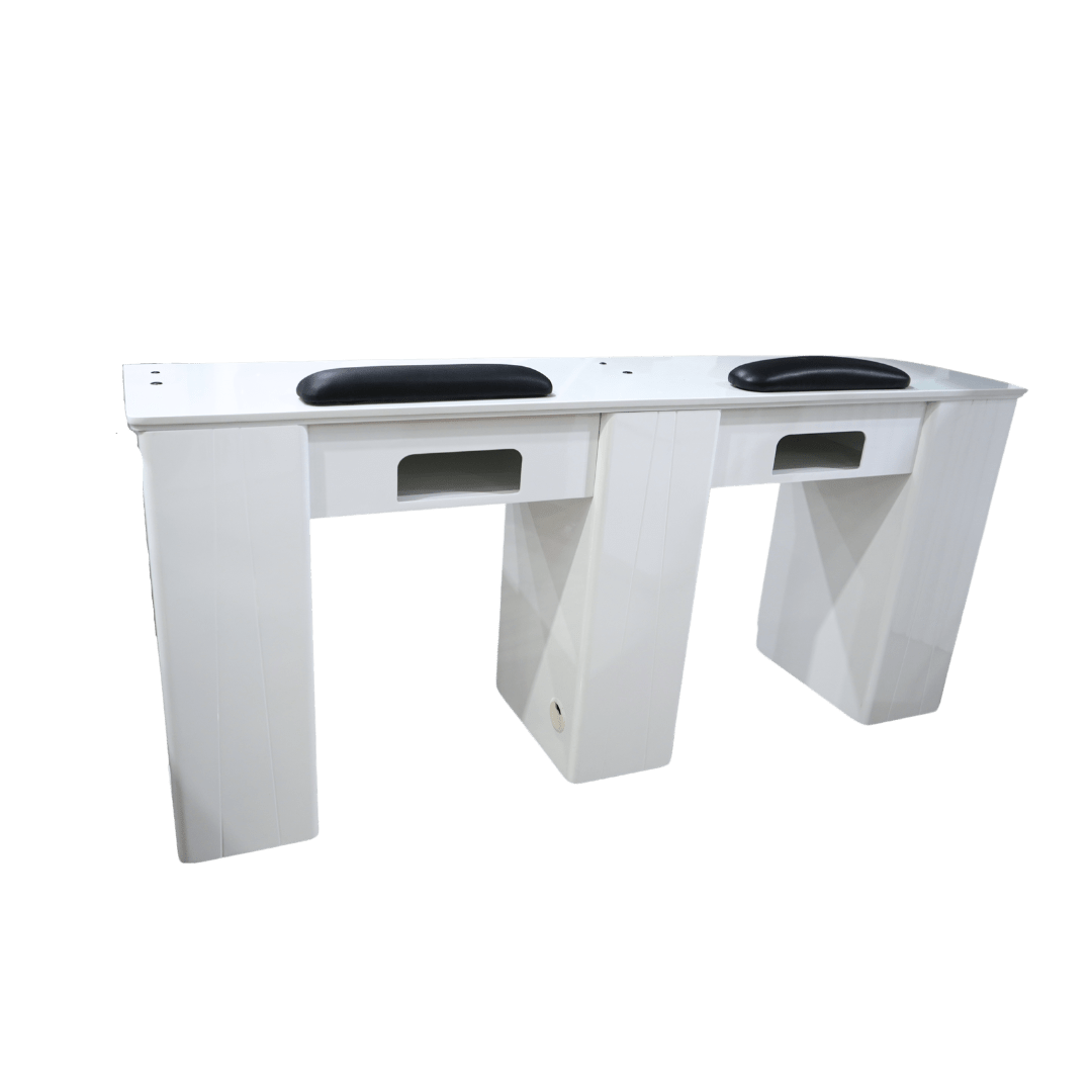 JNBS Nail Table Double All White (Please Call JNBS to Order)