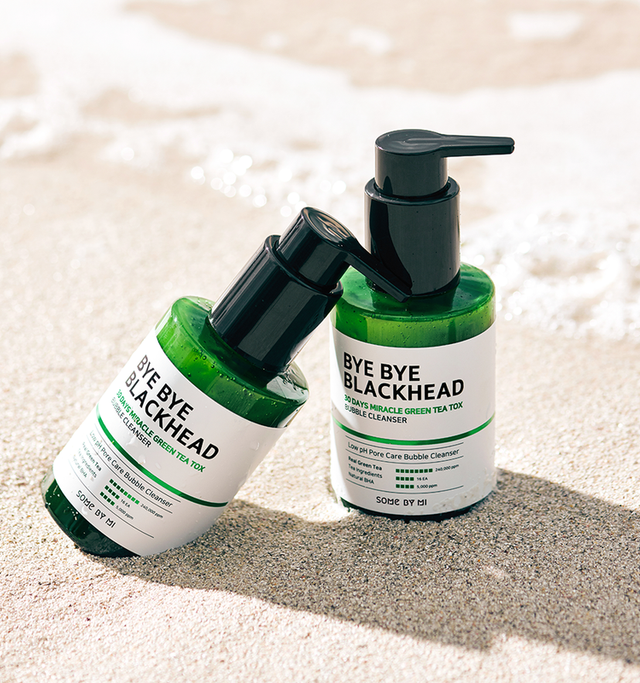 SOME BY MI Bye Bye Blackhead 30 Days Miracle Green Tea Tox Bubble Cleanser 120g