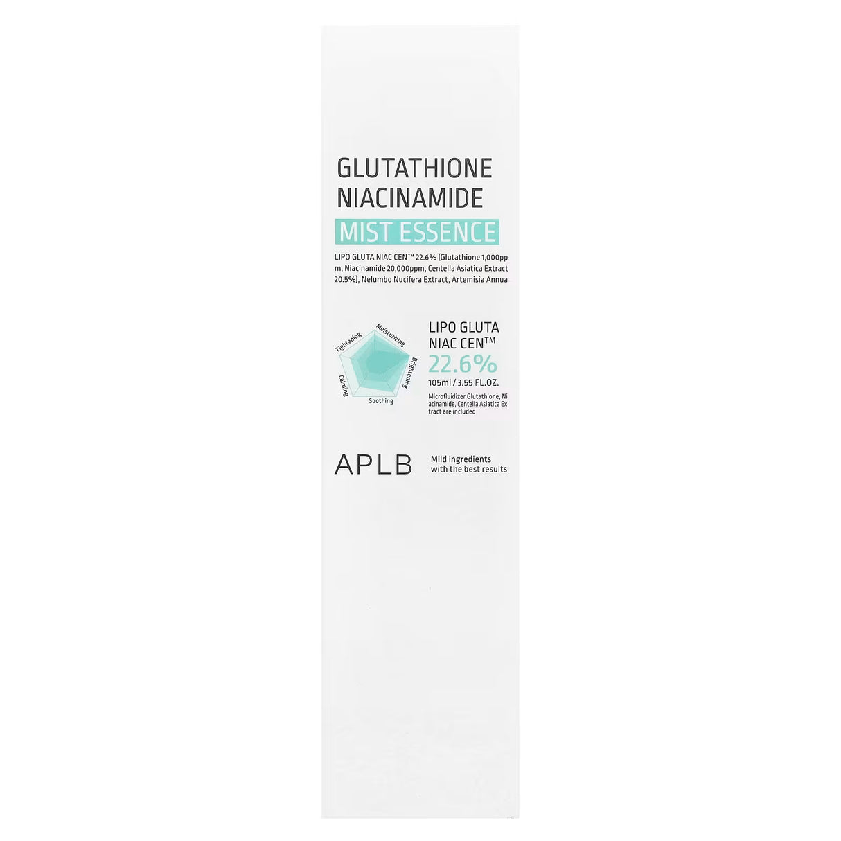 APLB Glutathione Niacinamide Mist Essence 105mL