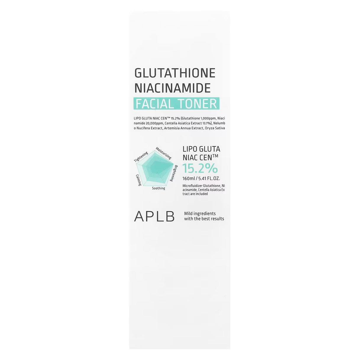 APLB Glutathione Niacinamide Facial Toner 160mL