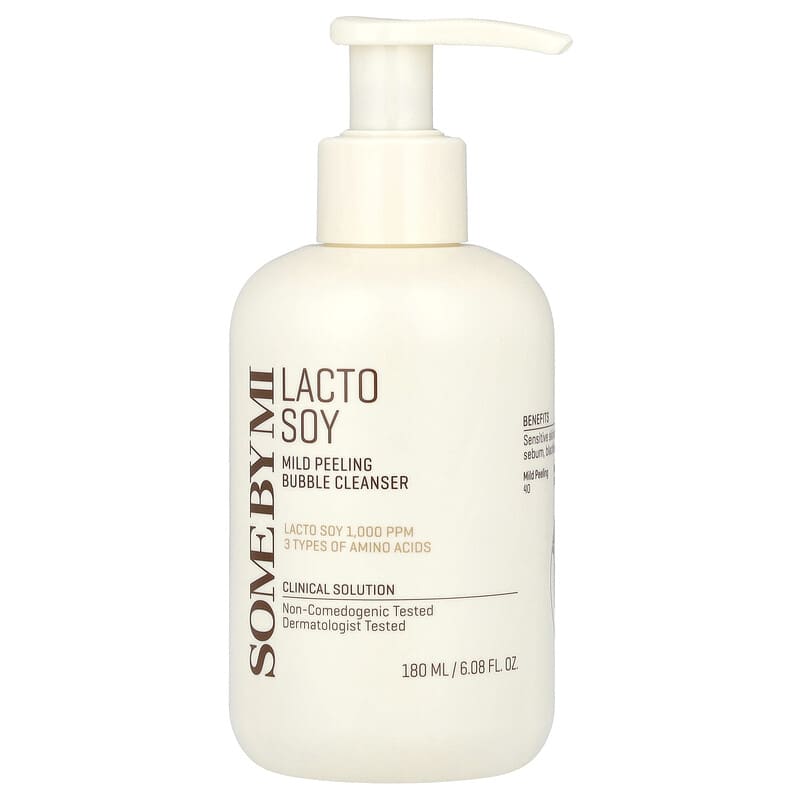 SOME BY MI Lacto Soy Mild Peeling Bubble Cleanser 180mL