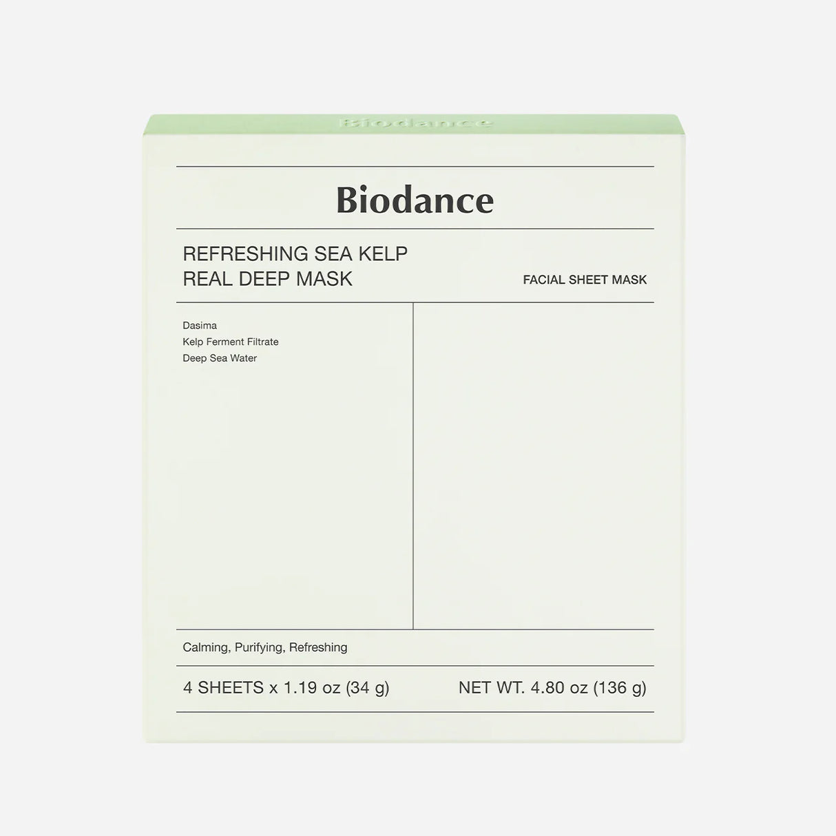 BIODANCE Refreshing Sea Kelp Real Deep Mask
