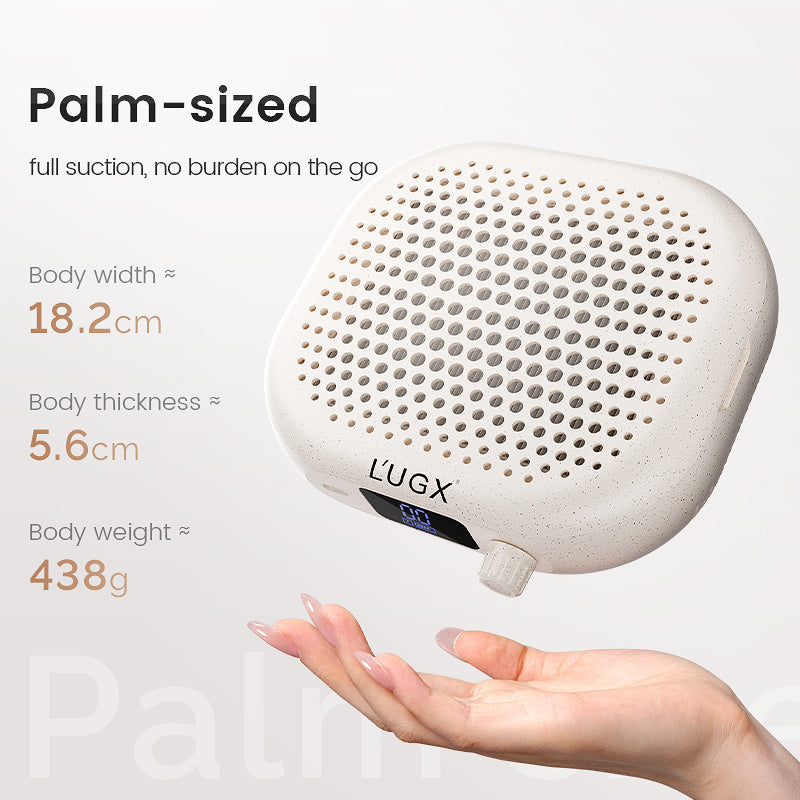 L'UGX LG207S Compact Rechargeable Nail Dust Collector | 6000 RPM
