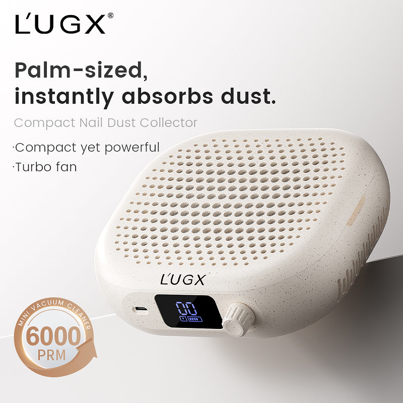 L'UGX LG207S Compact Rechargeable Nail Dust Collector | 6000 RPM