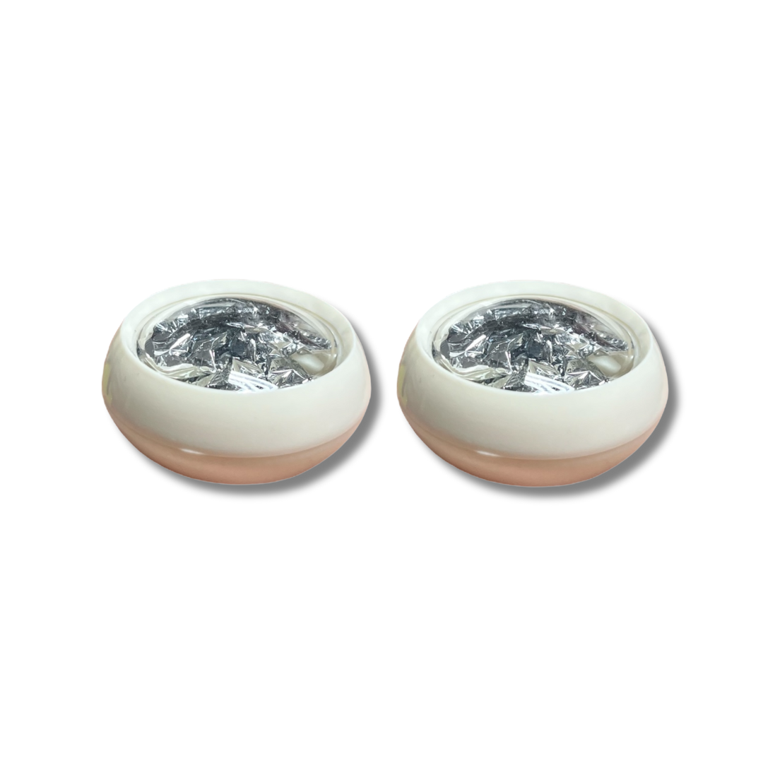 JNBS Silver Nail Foil (Set of 2)