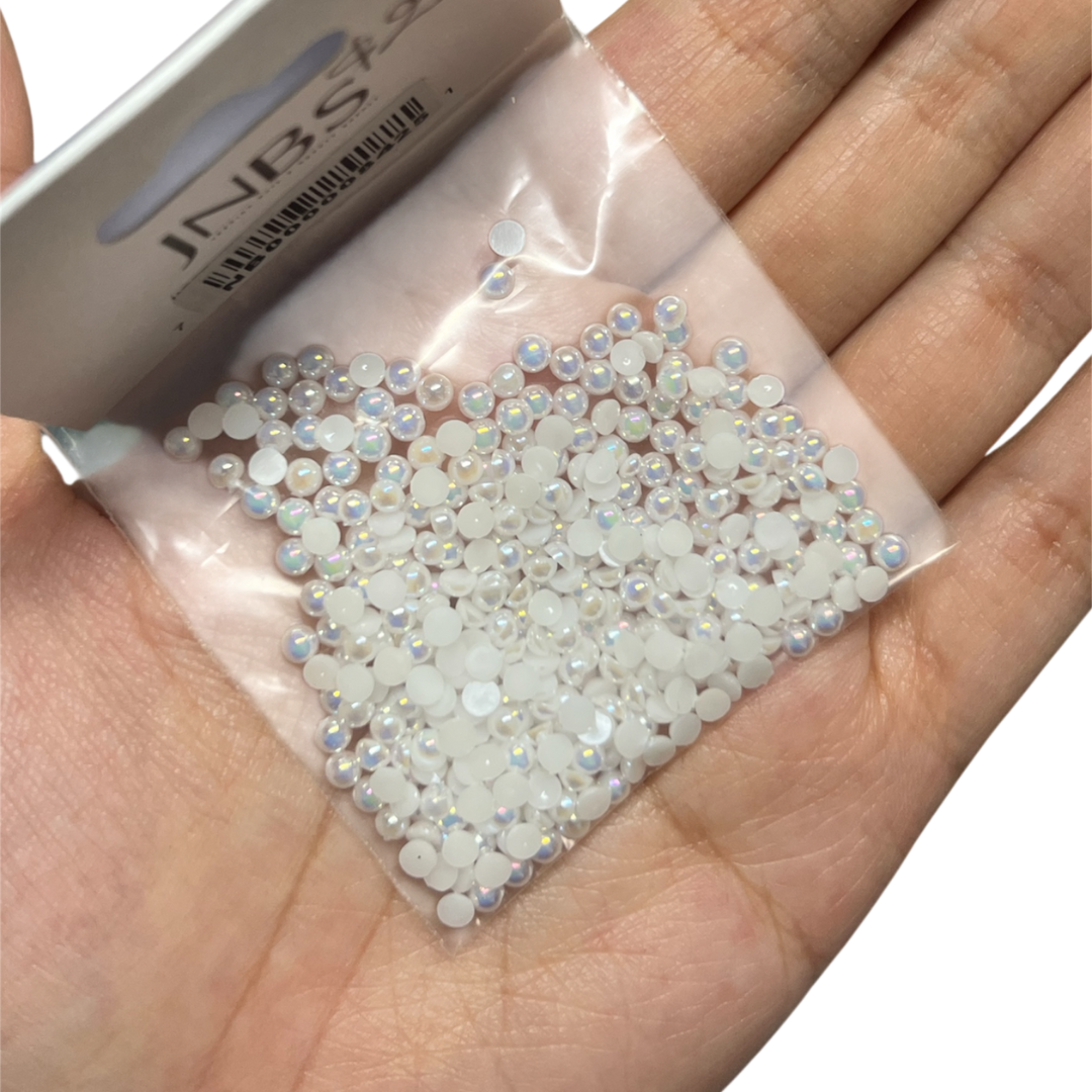 JNBS  Flat-Back Pearl Nail Charm (4 Styles)