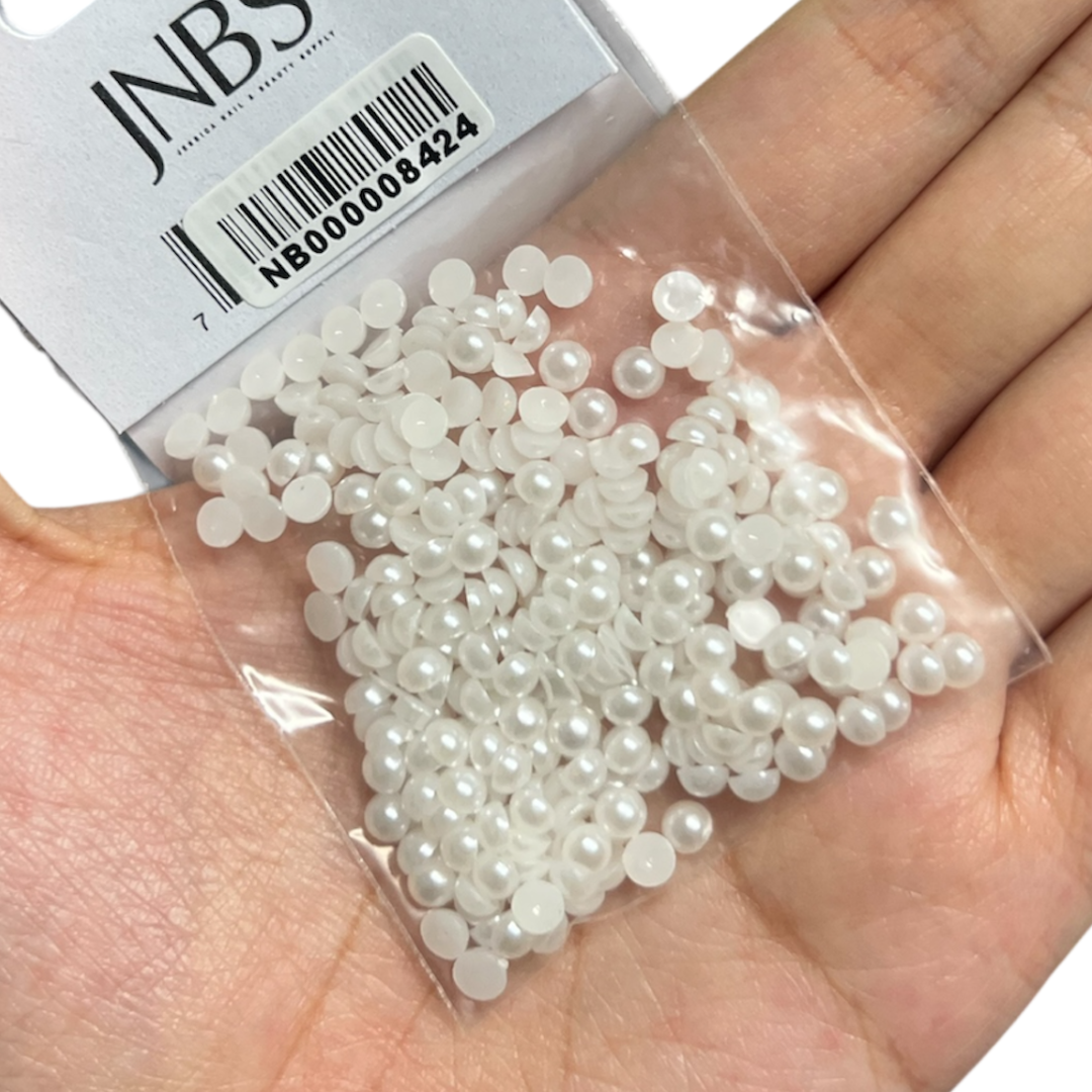 JNBS  Flat-Back Pearl Nail Charm (4 Styles)