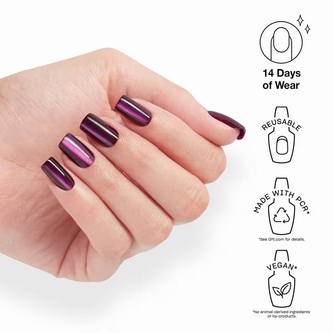 OPI xPRESS/ON Press On Nails Beyond Berry Jeans