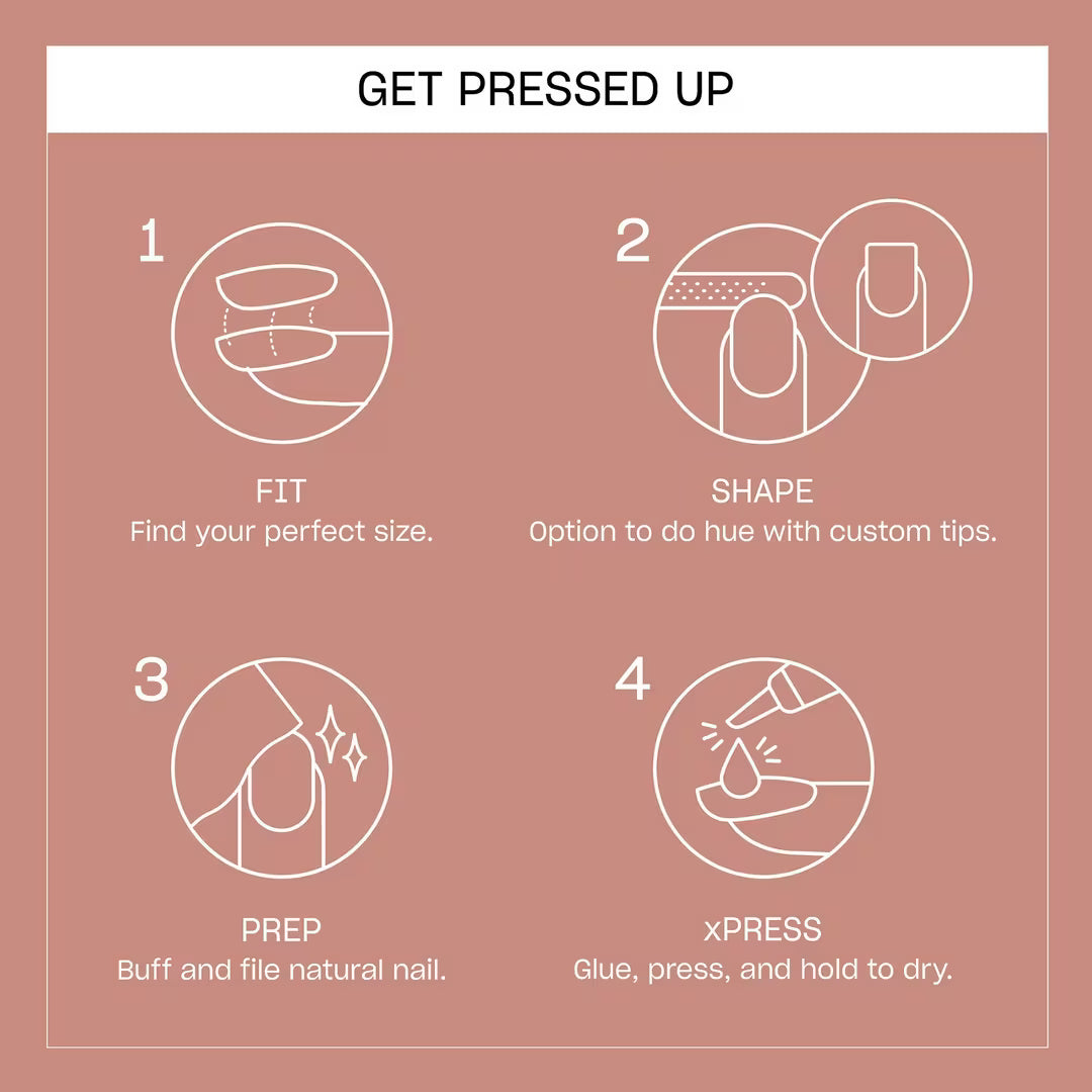 OPI xPRESS/ON Press On Nails Sooo Fine Art