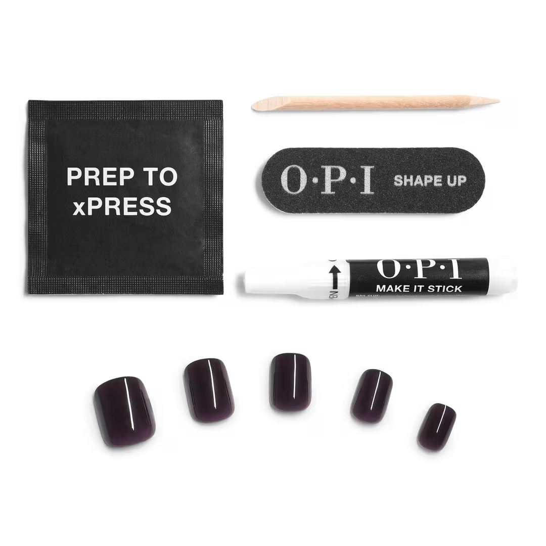 OPI xPRESS/ON Press On Nails Lincoln Park After Dark (Short)