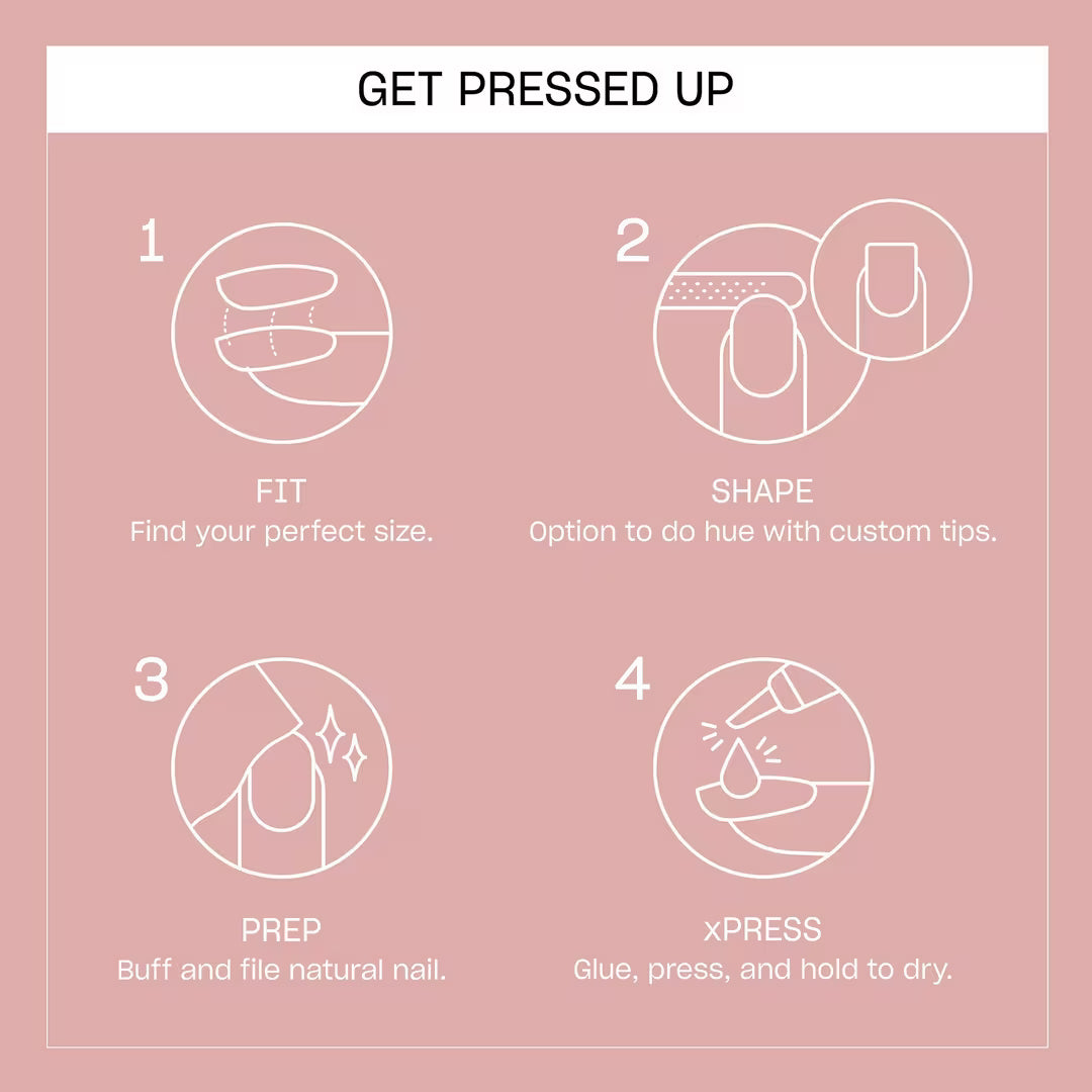 OPI xPRESS/ON Press On Nails Cosmic Cloud Nine