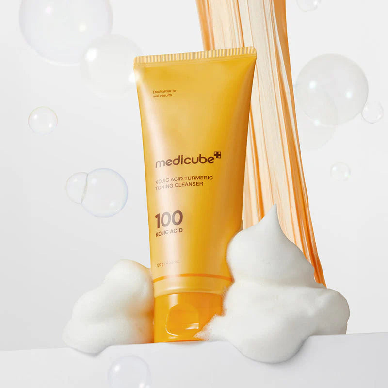 MEDICUBE Kojic Acid Turmeric Toning Cleanser 120g