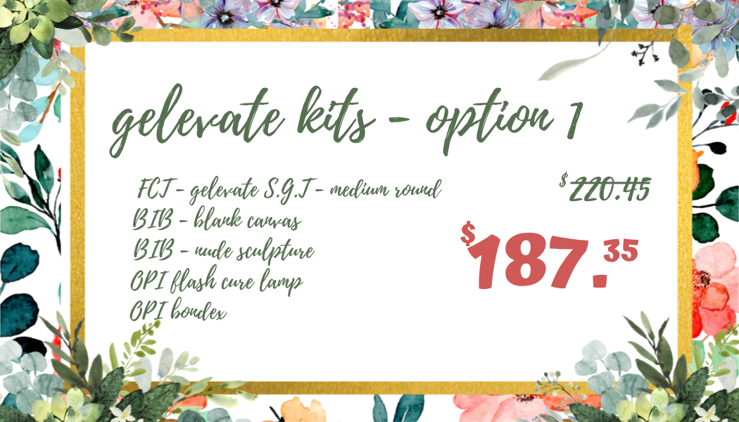 OPI EVENT - gelevate kits