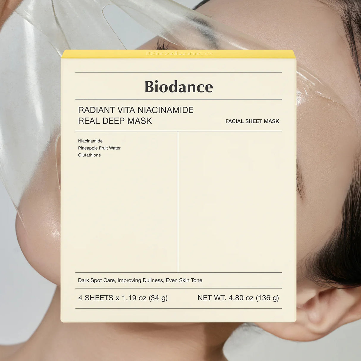 BIODANCE Radiant Vita Niacinamide Real Deep Mask