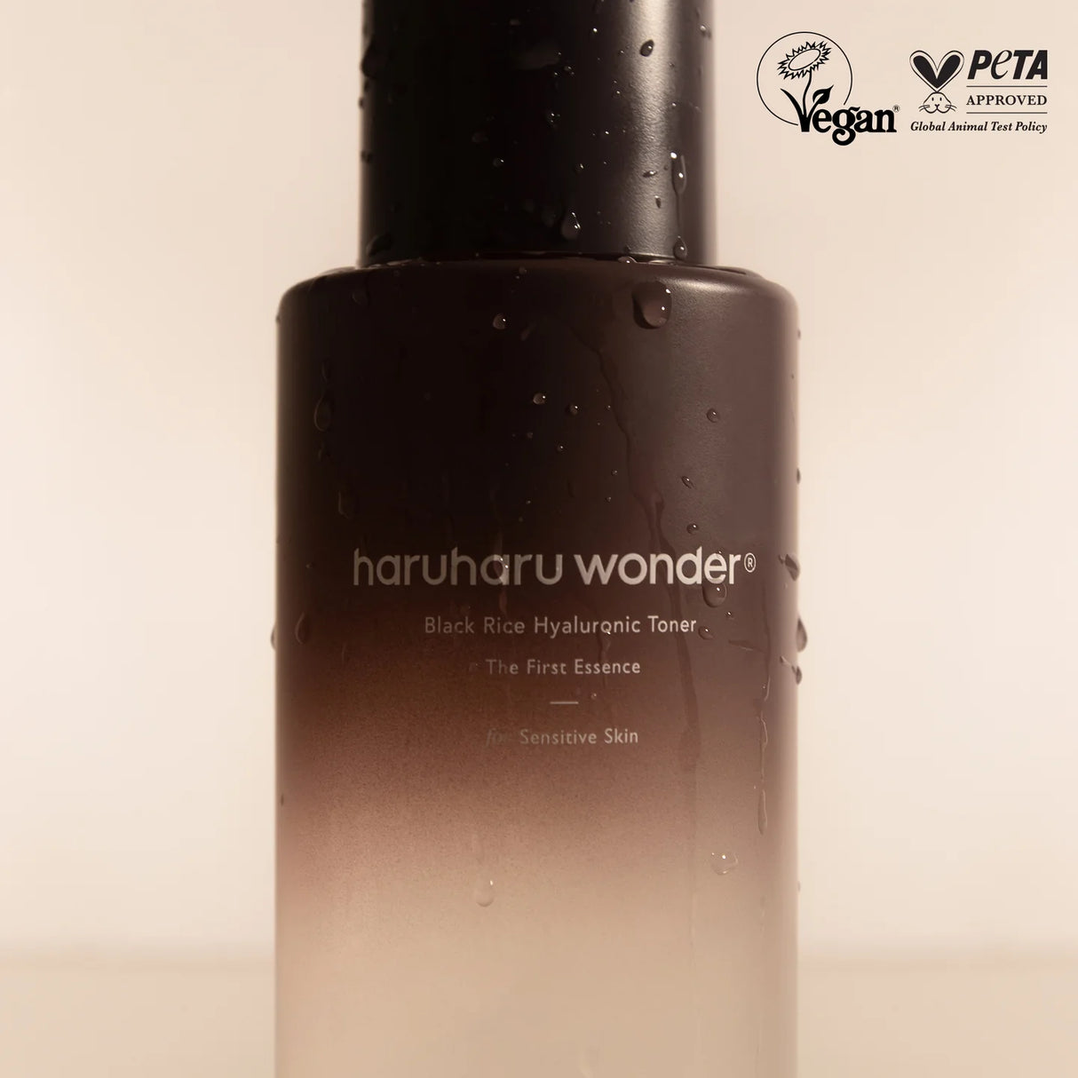 HARUHARU WONDER Black Rice Hyaluronic Toner / Free Of Alcohol & Fragrance 300mL