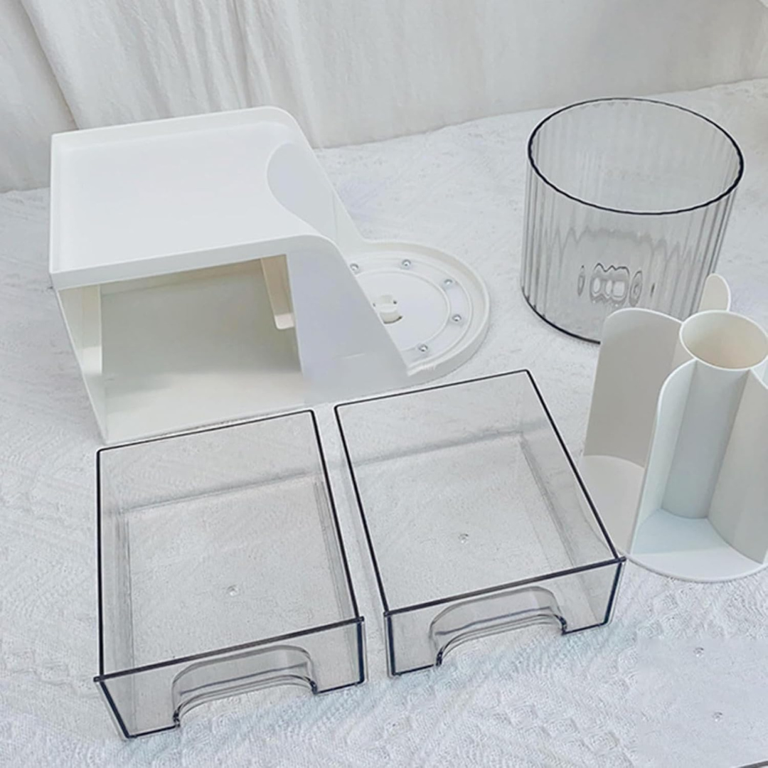 JNBS Desk Organizer for Nail Tools Clear