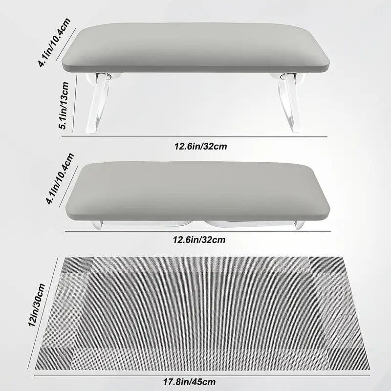 JNBS Nail Arm Rest Manicure Pillow With Mat