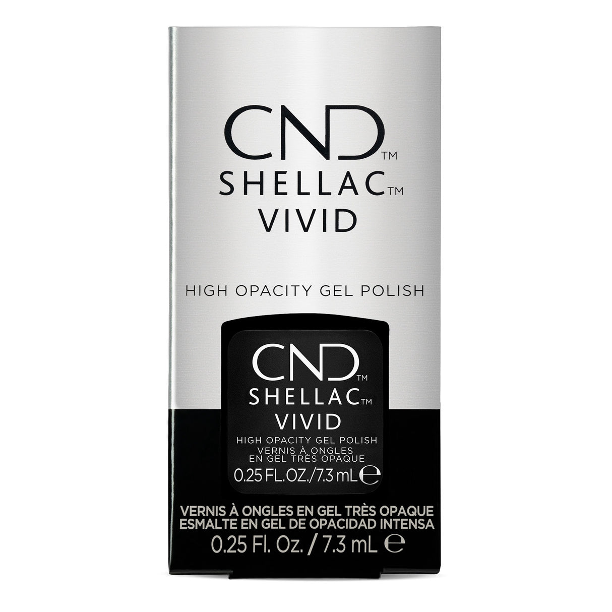 CND Shellac Vivid Black Tuxedo 0.25 0z