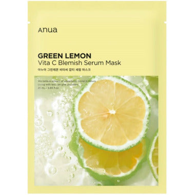 Anua Green Lemon Vita C Blemish Serum Mask