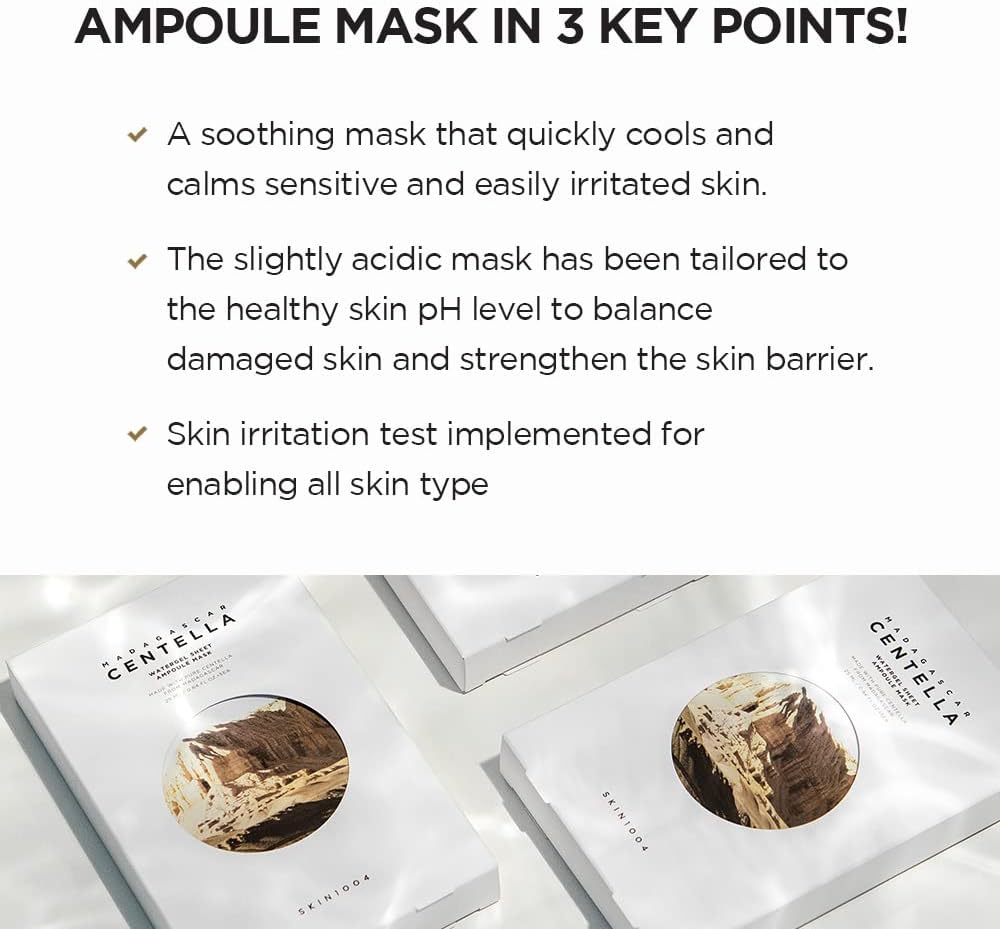 SKIN1004 Madagascar Centella Watergel Sheet Ampoule Mask