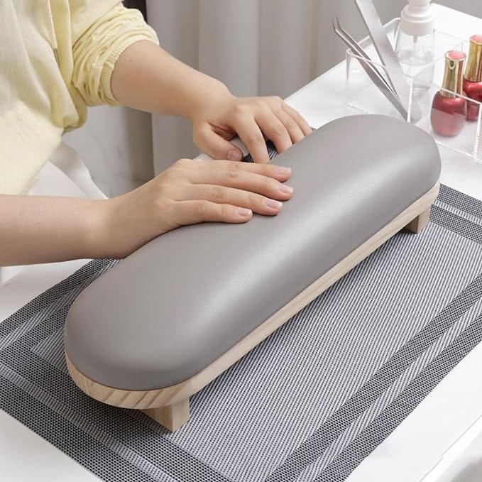JNBS Nail Arm Rest Short PU Pillow Stand Washable Manicure Hand