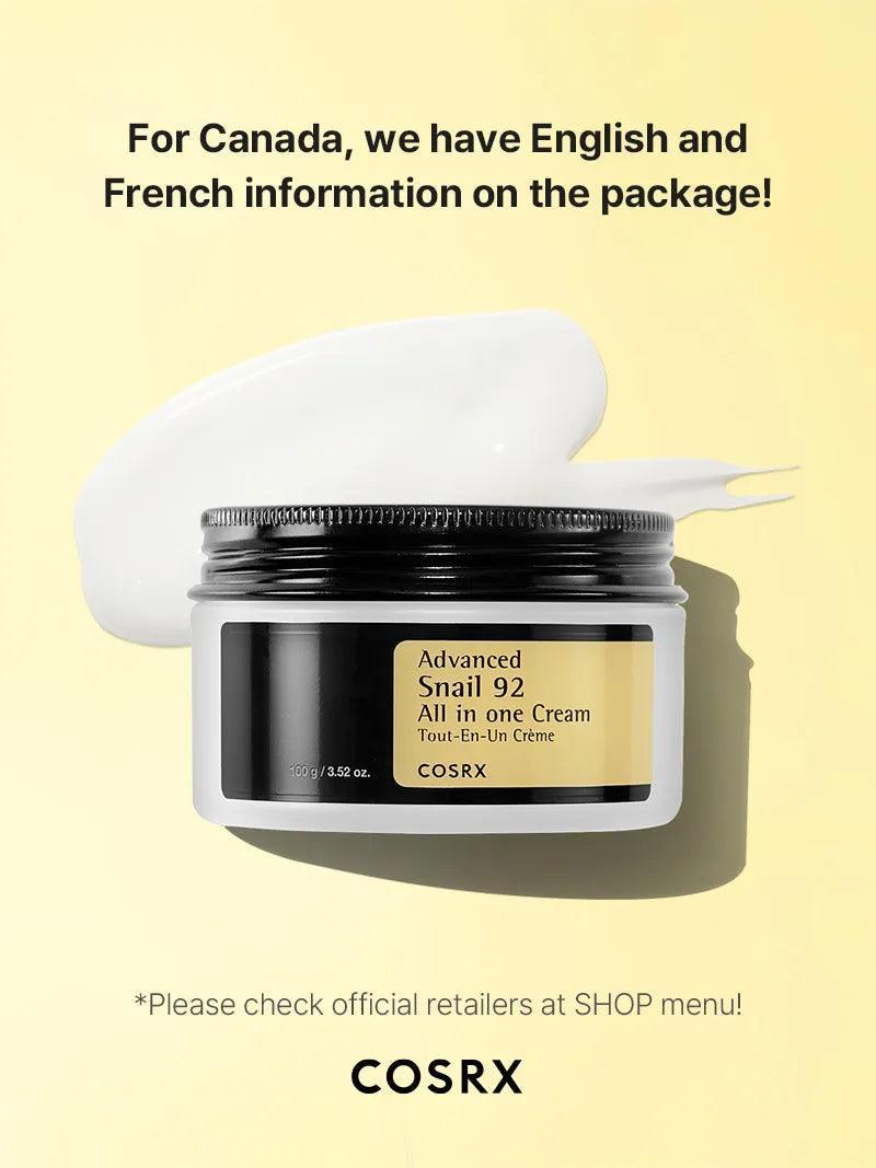 COSRX Advanced Snail 92 All in one Cream 50mL