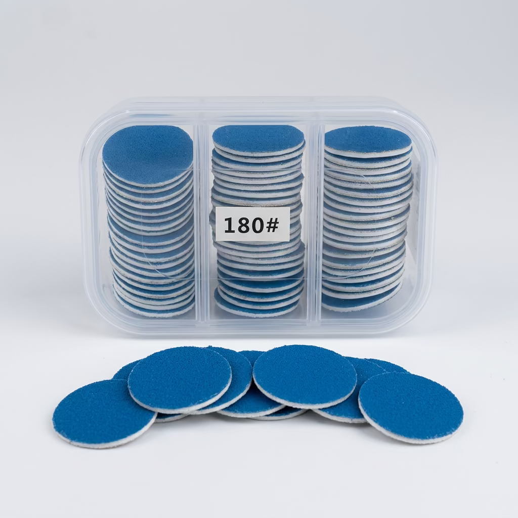 JNBS Replaceable Sandpaper Discs Grit 80 / 180 (60 pcs) | Electric Foot File Sanding Pads