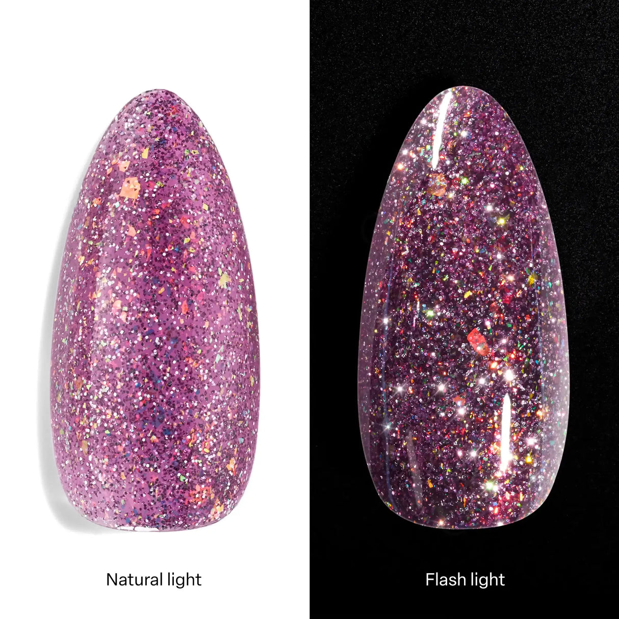 Apres Flash Glitter - Astral Gel Couleur - Sitting Pretty FG08