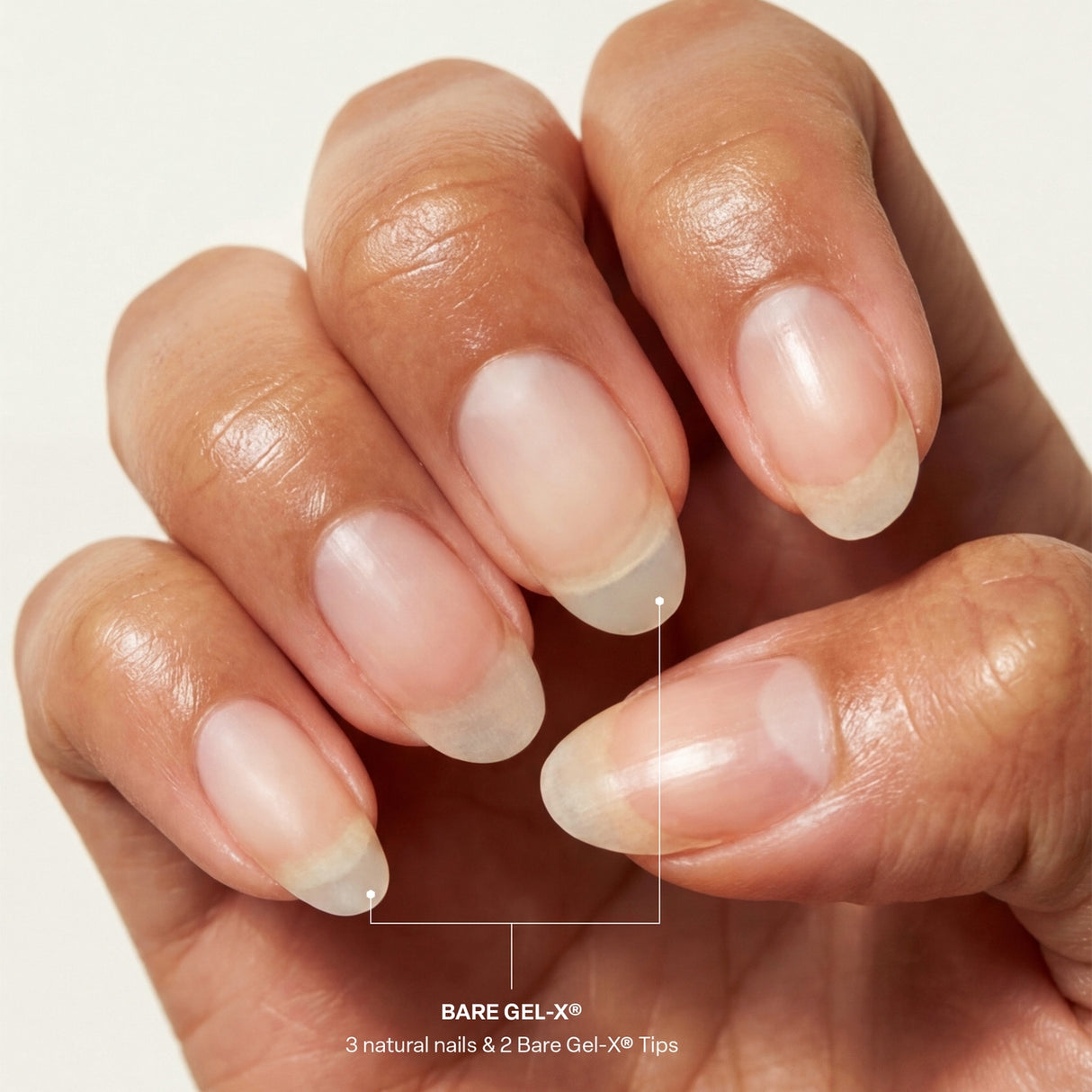 Aprés Bare Gel-X® Natural Box of Tips (16 sizes, 280pcs)