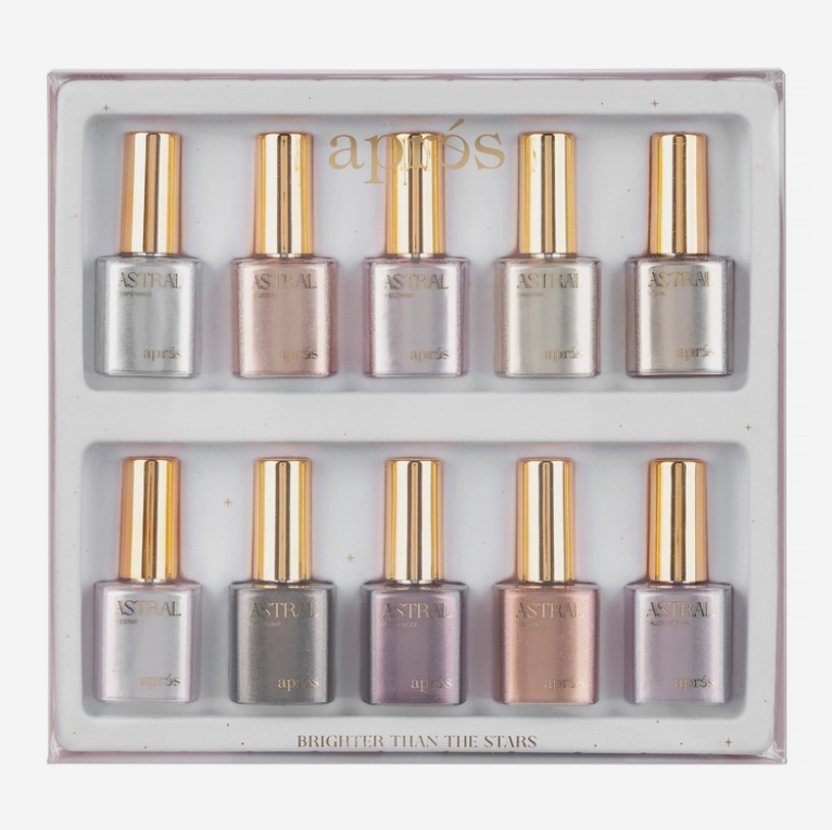 Apres Flash Glitter Collection - Astral Gel Couleur (10pcs)