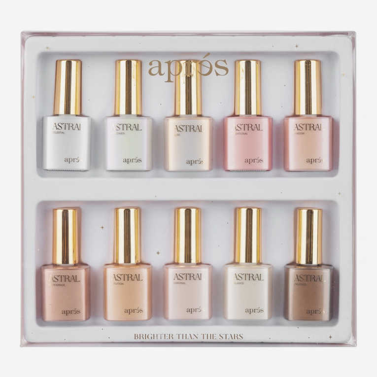 Apres Pearlescent Collection - Astral Gel Couleur (10pcs)