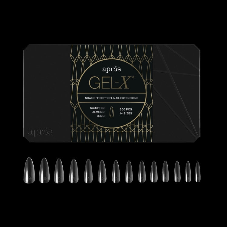 Apres Gel X™ Box of 600pcs / 420pcs 2.0 Sculpted Almond Tips