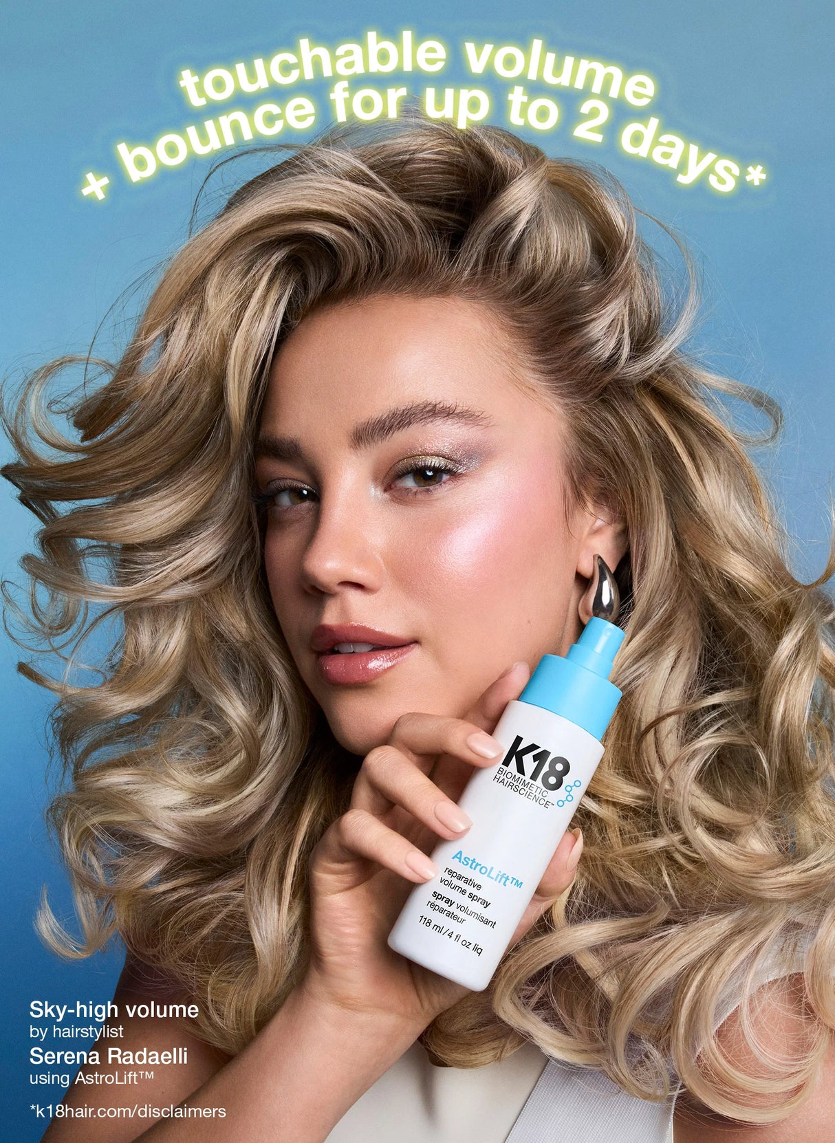 K18 Biomimetic Hairscience AstroLift Reparative Volume Spray