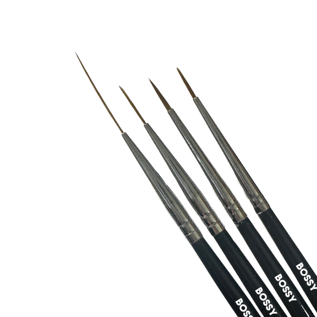 BOSSY NAIL ART BRUSH LINER SET (4PCS)