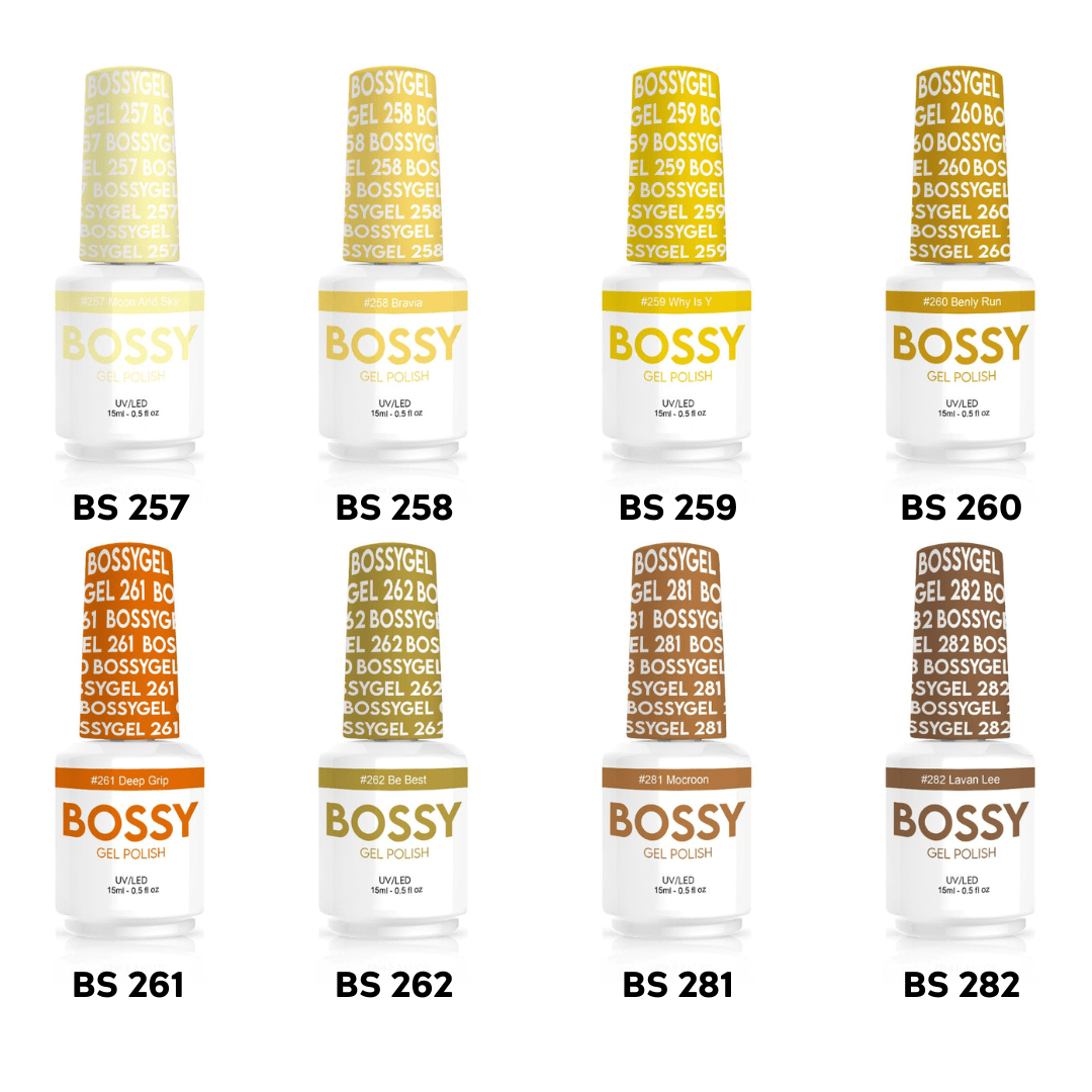 BOSSY Gel MELLOW collection (Set of 8 pcs)