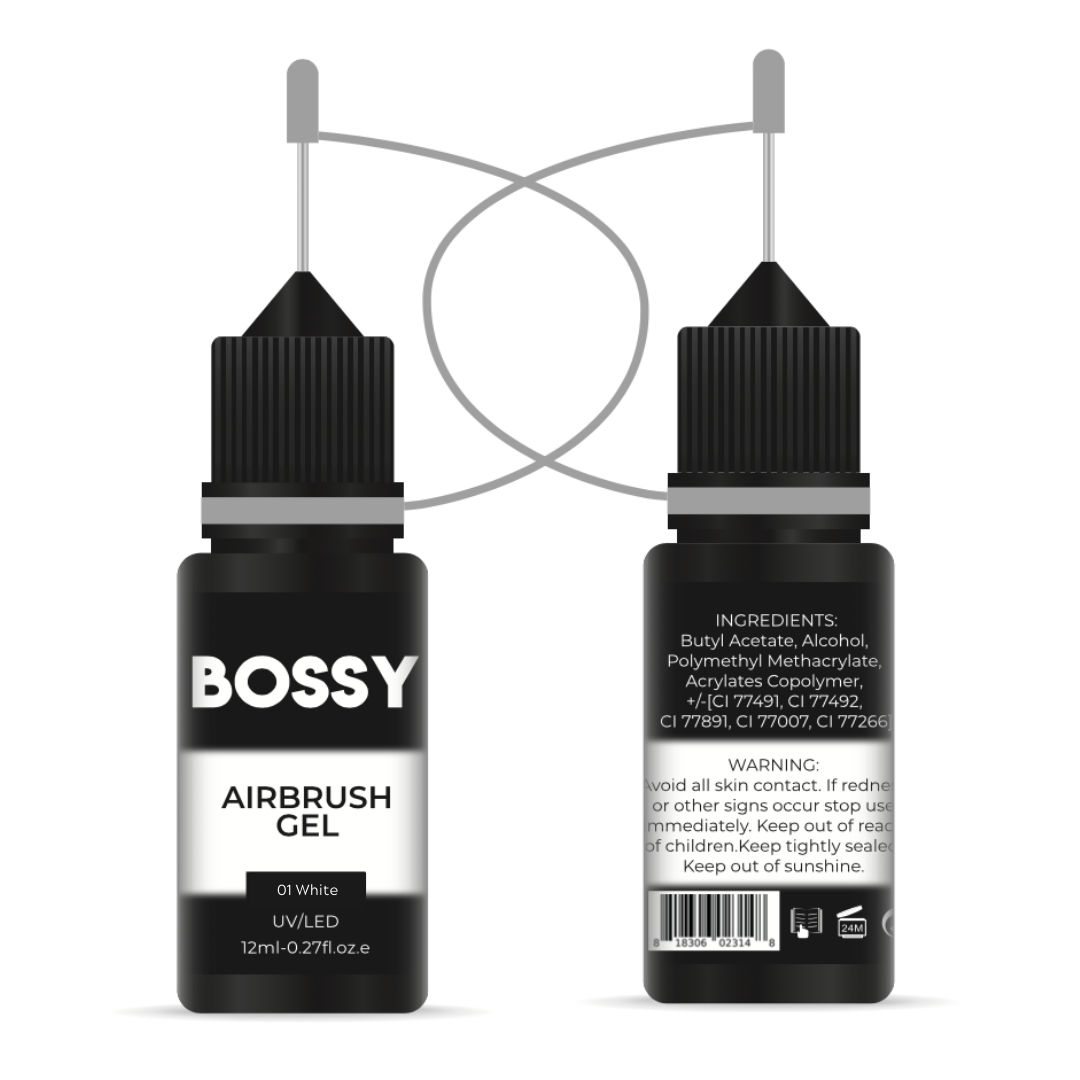 Bossy Airbrush Gel 01 White