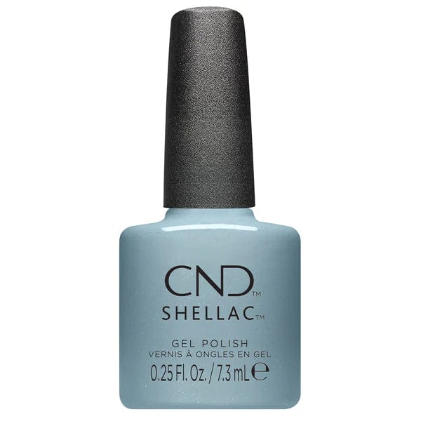 CND Shellac Teal Textile