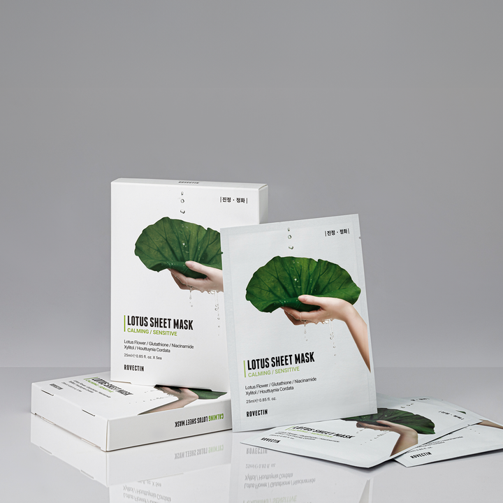 ROVECTIN Calming Lotus Sheet Mask (25mL*5ea)