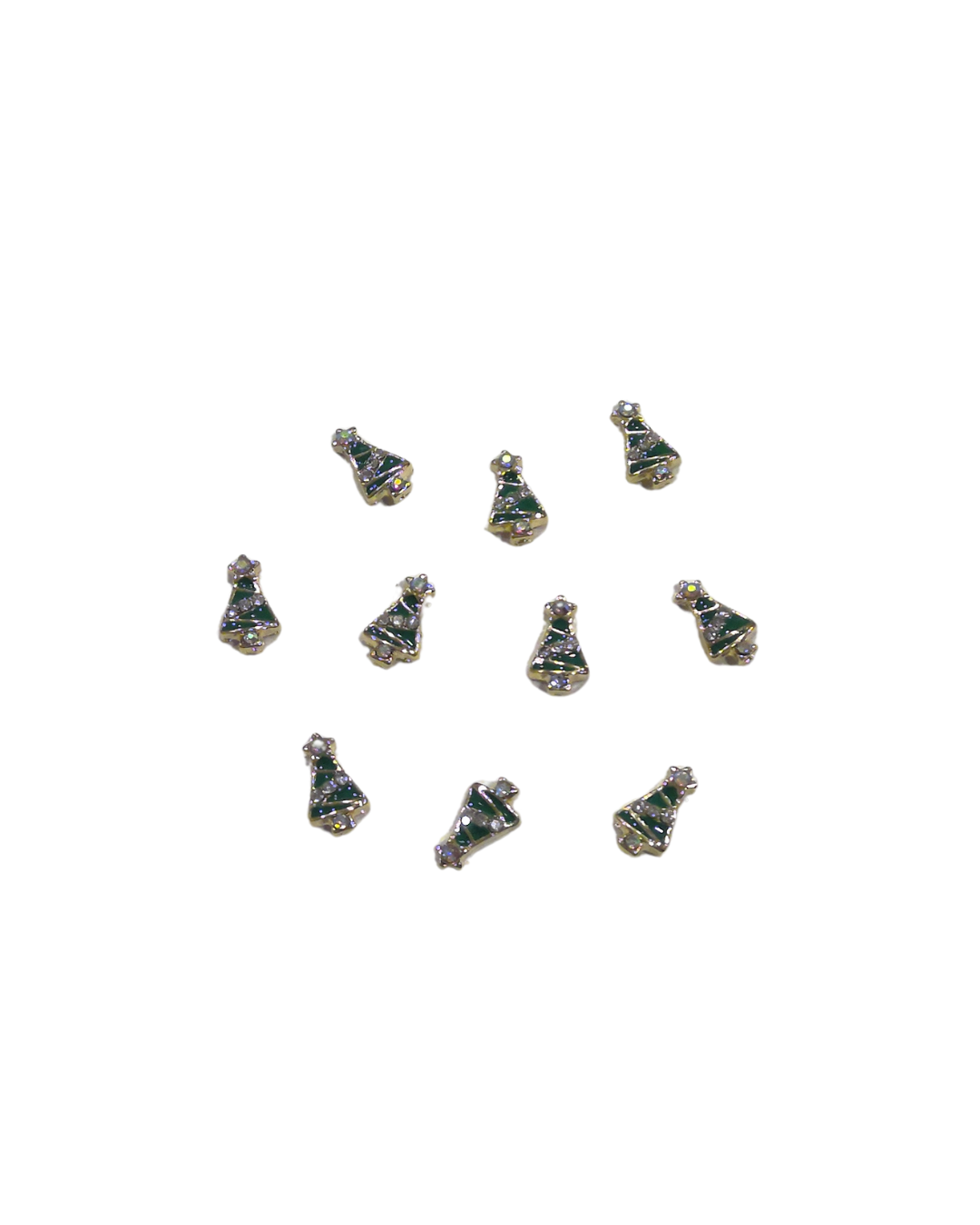 JNBS Nail Charm Festive Christmas Tree (Various Styles) (10pcs/bag)