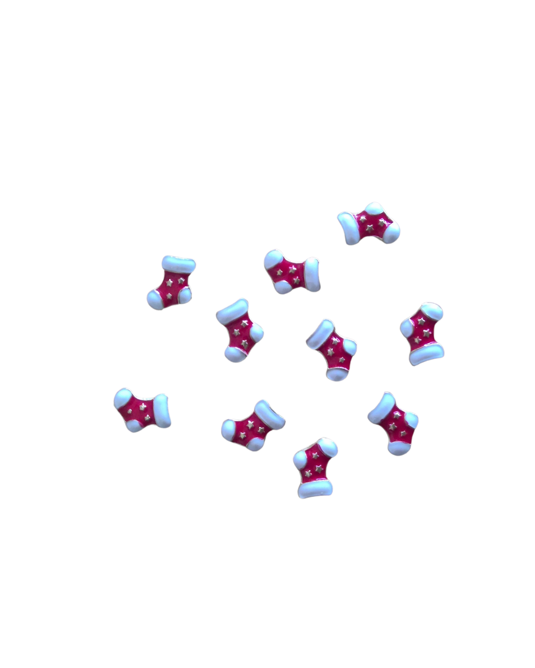 JNBS Nail Charm Festive Stocking (10pcs/bag) 8823