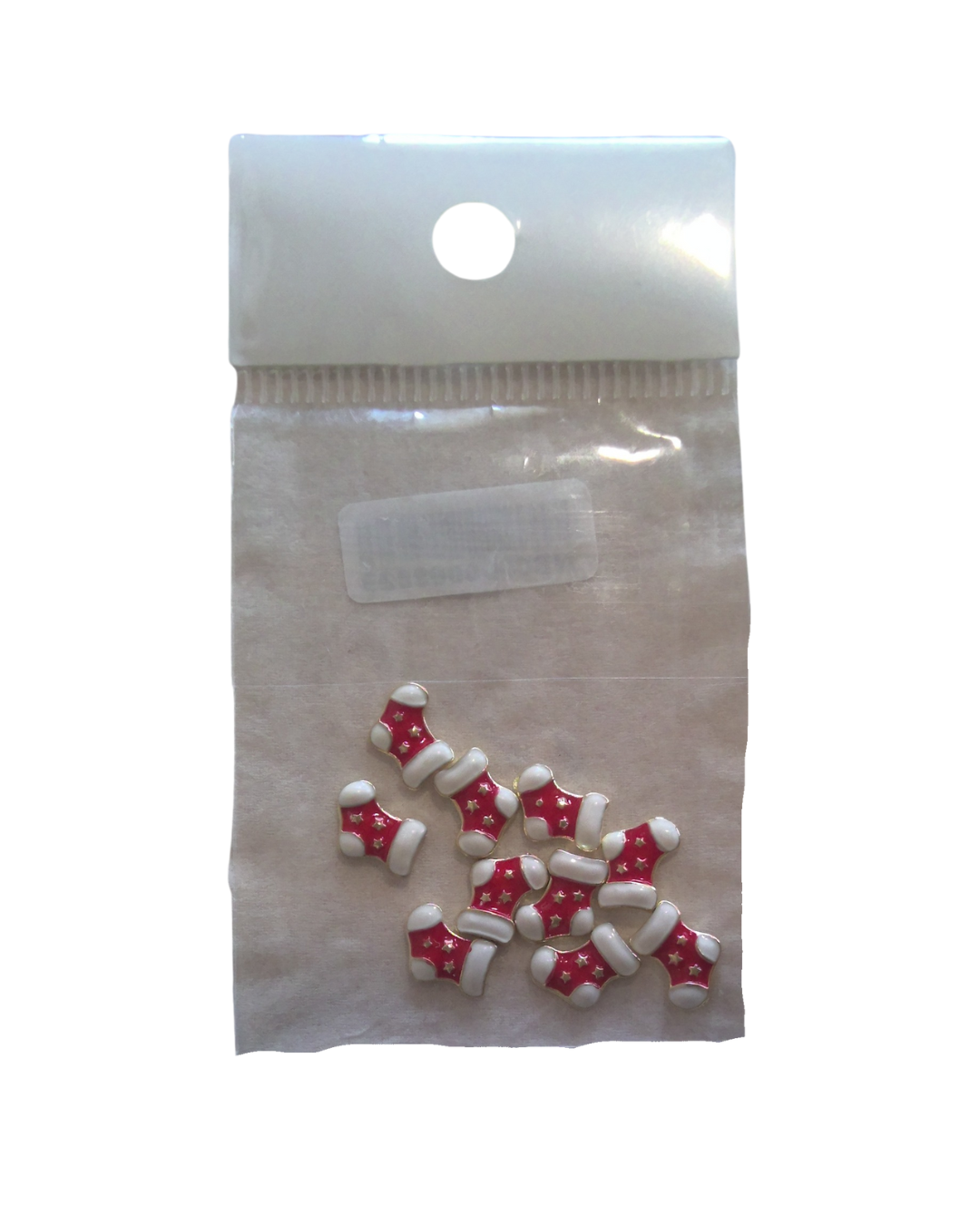 JNBS Nail Charm Festive Stocking (10pcs/bag) 8823