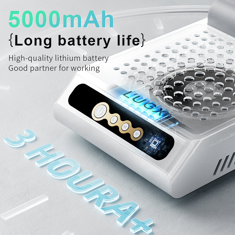 L'UGX LG618S Rechargeable Brushless Nail Dust Collector | Professional Vacuum