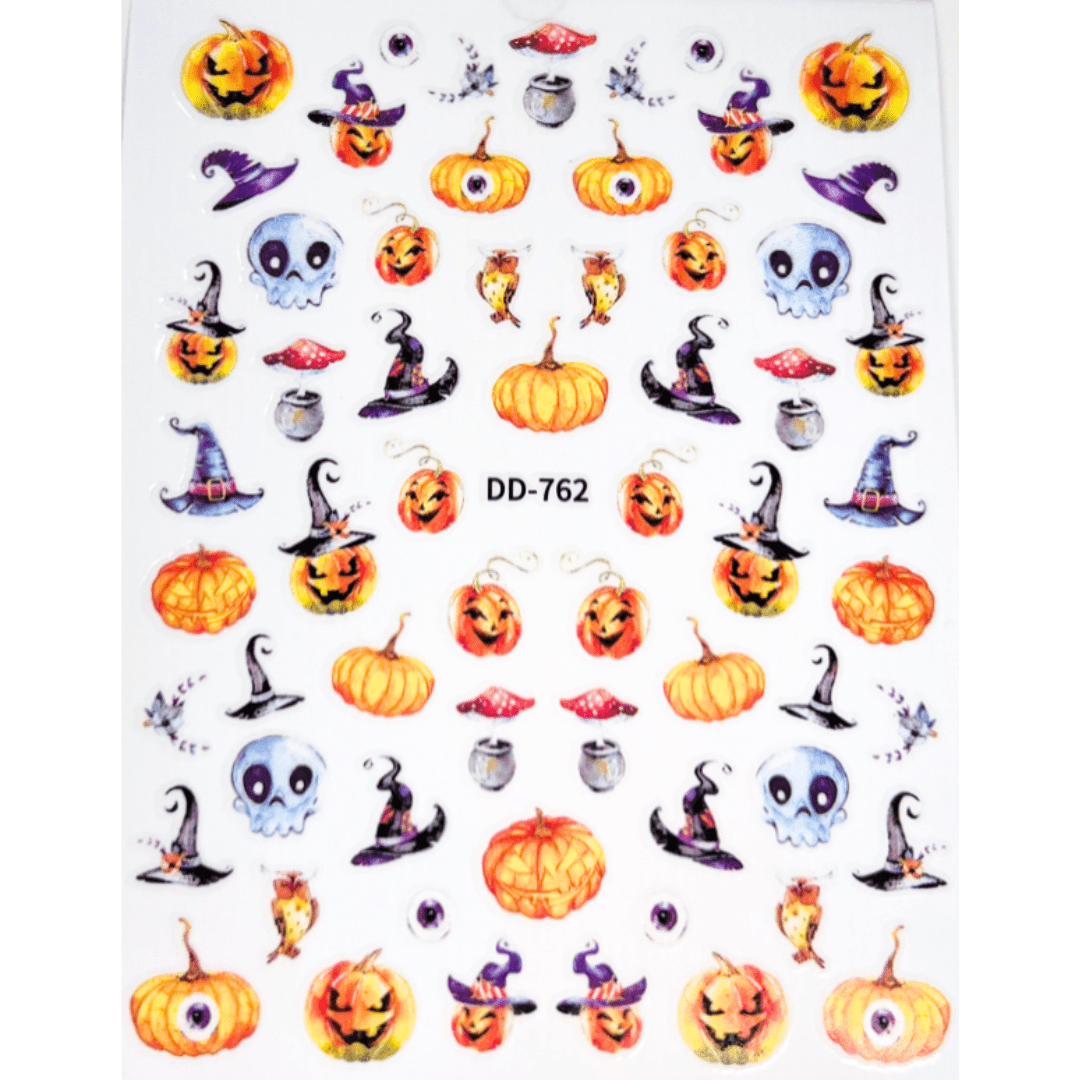 JNBS Nail Sticker Halloween Pumpkin