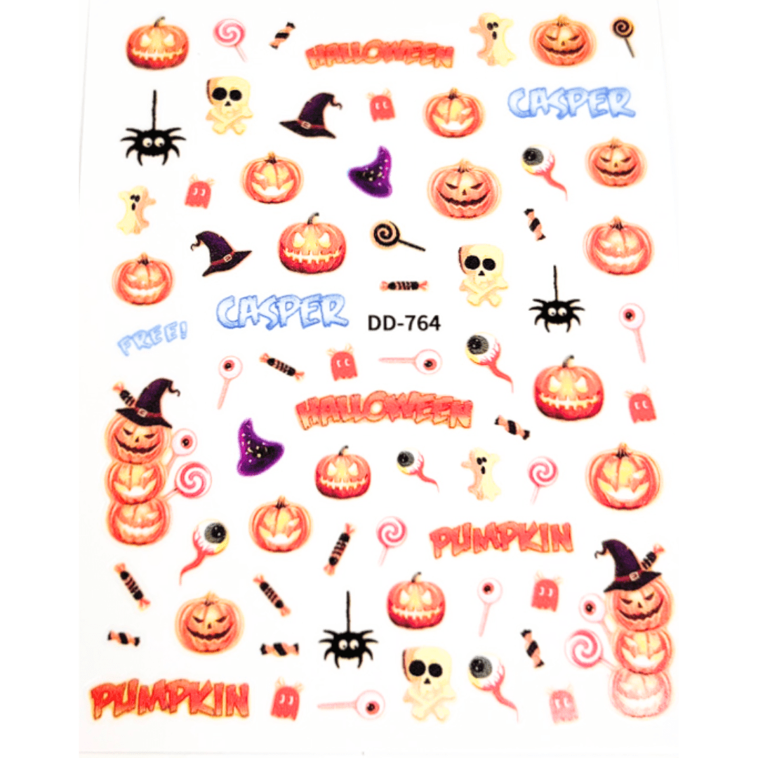 JNBS Nail Sticker Halloween Pumpkin