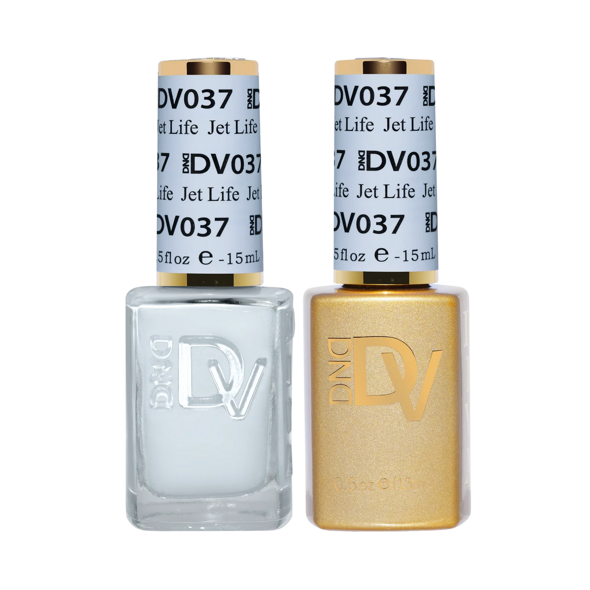 DND DIVA Duo Gel Matching Color 037 Jet Life