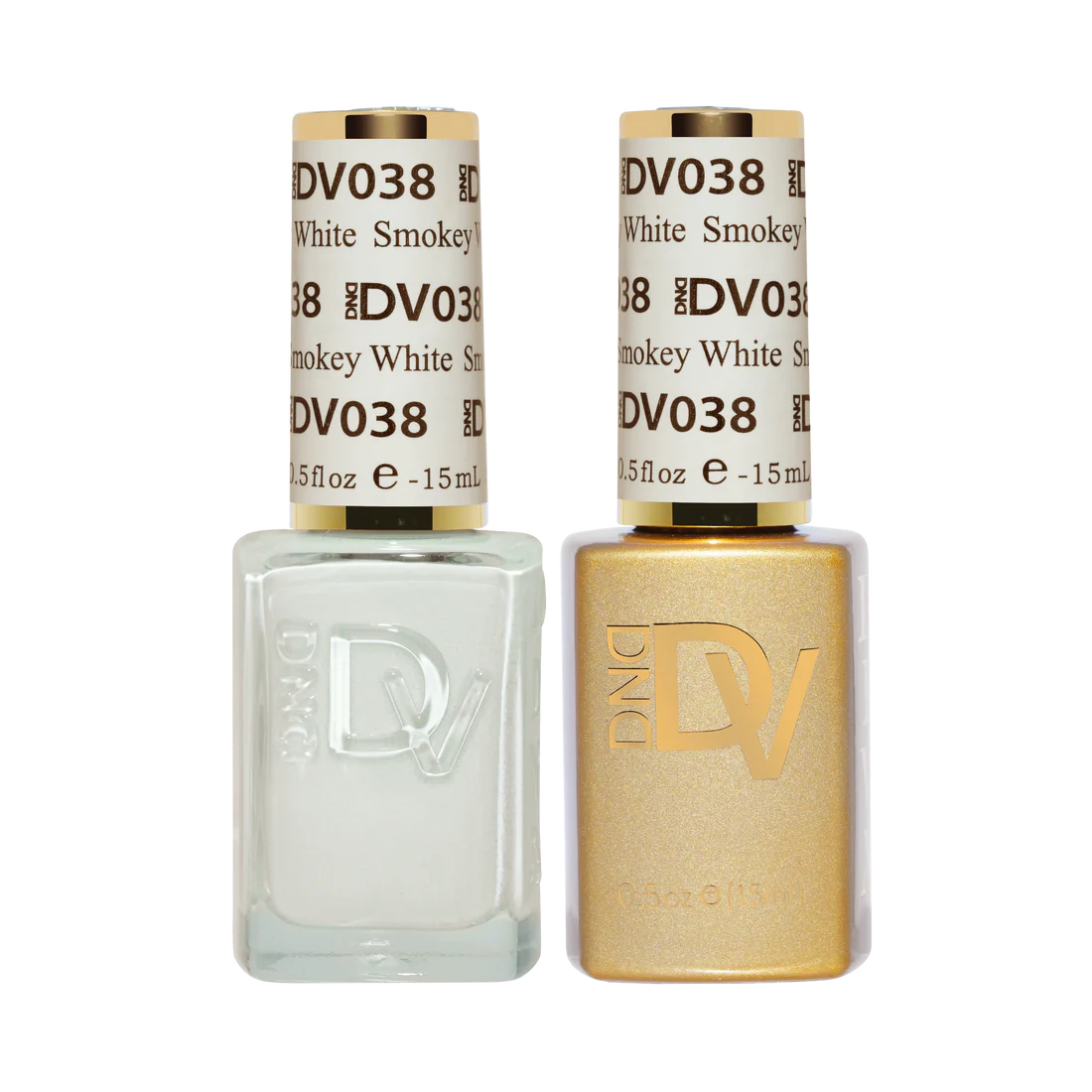 DND DIVA Duo Gel Matching Color 038 Smokey White
