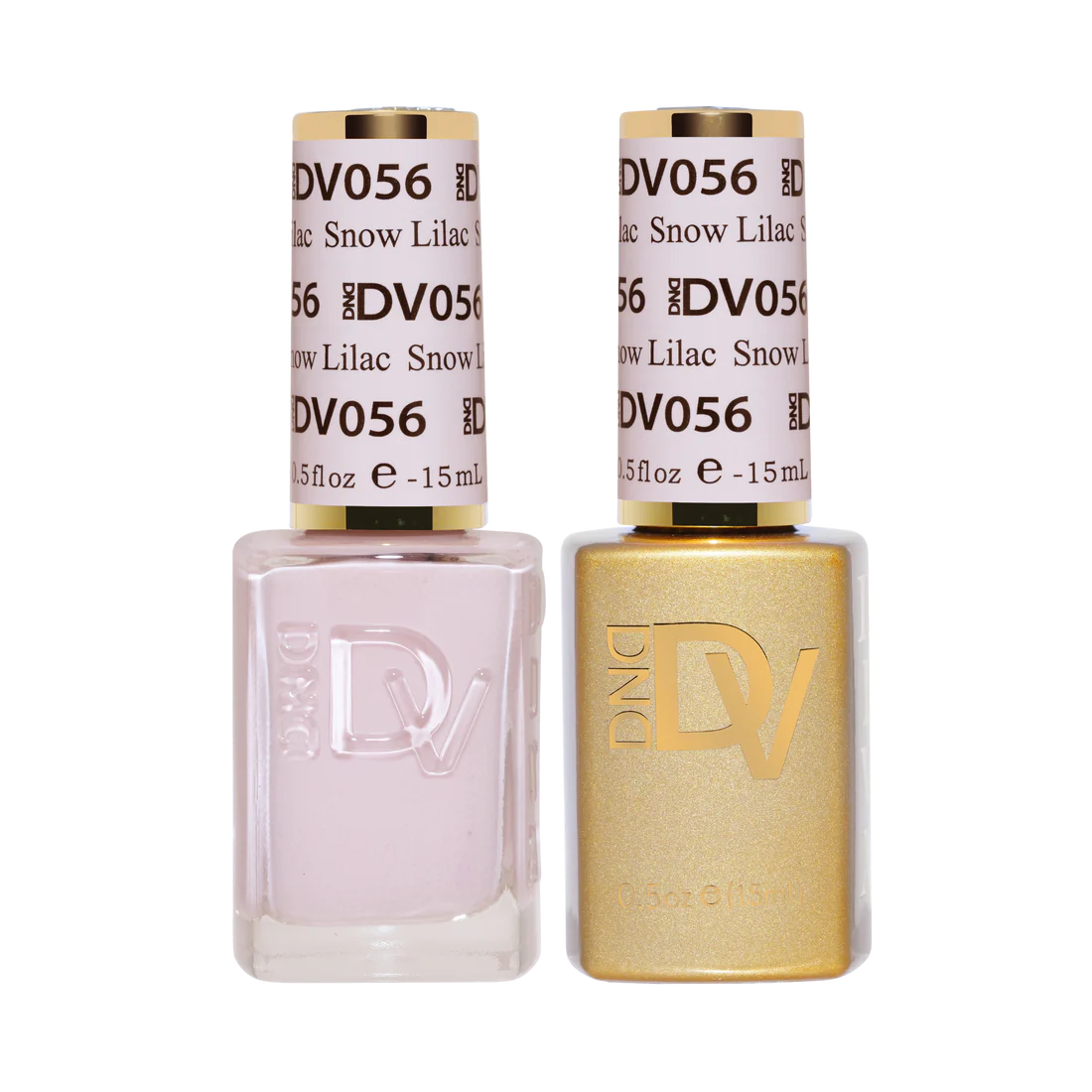 DND DIVA Duo Gel Matching Color 056 Snow Lilac