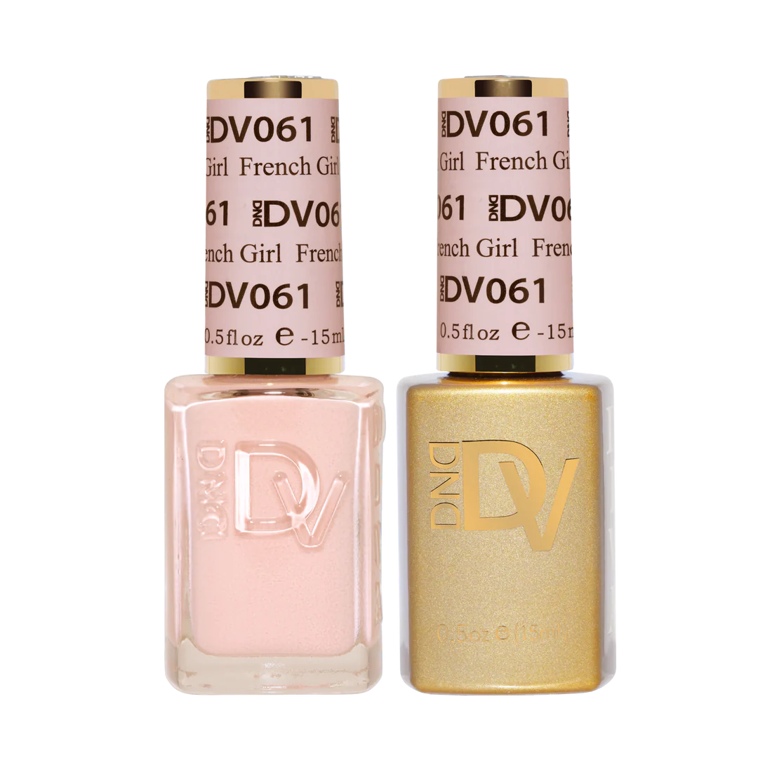 DND DIVA Duo Gel Matching Color 061 French Girl