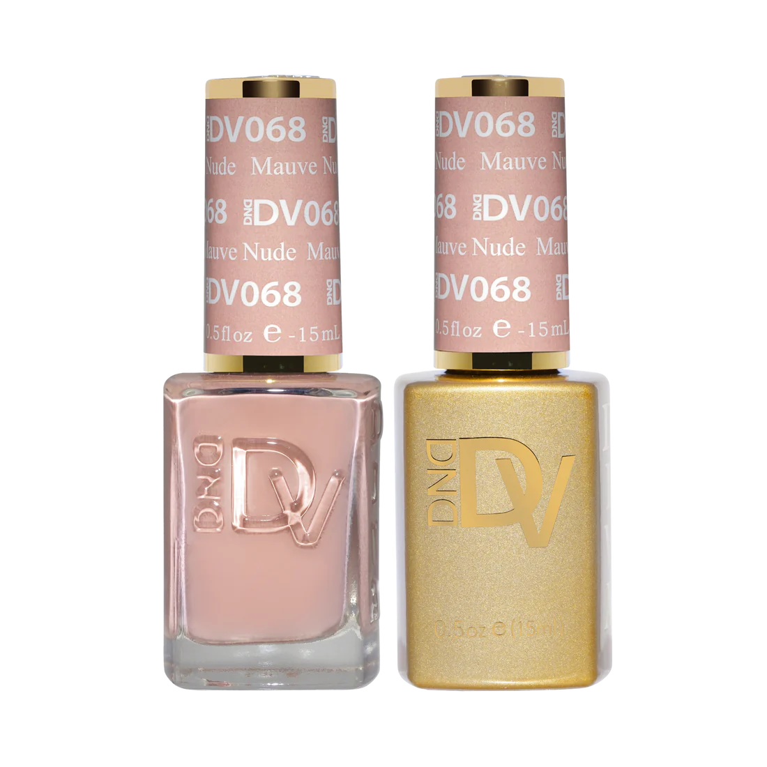 DND DIVA Duo Gel Matching Color 068 Mauve Nude